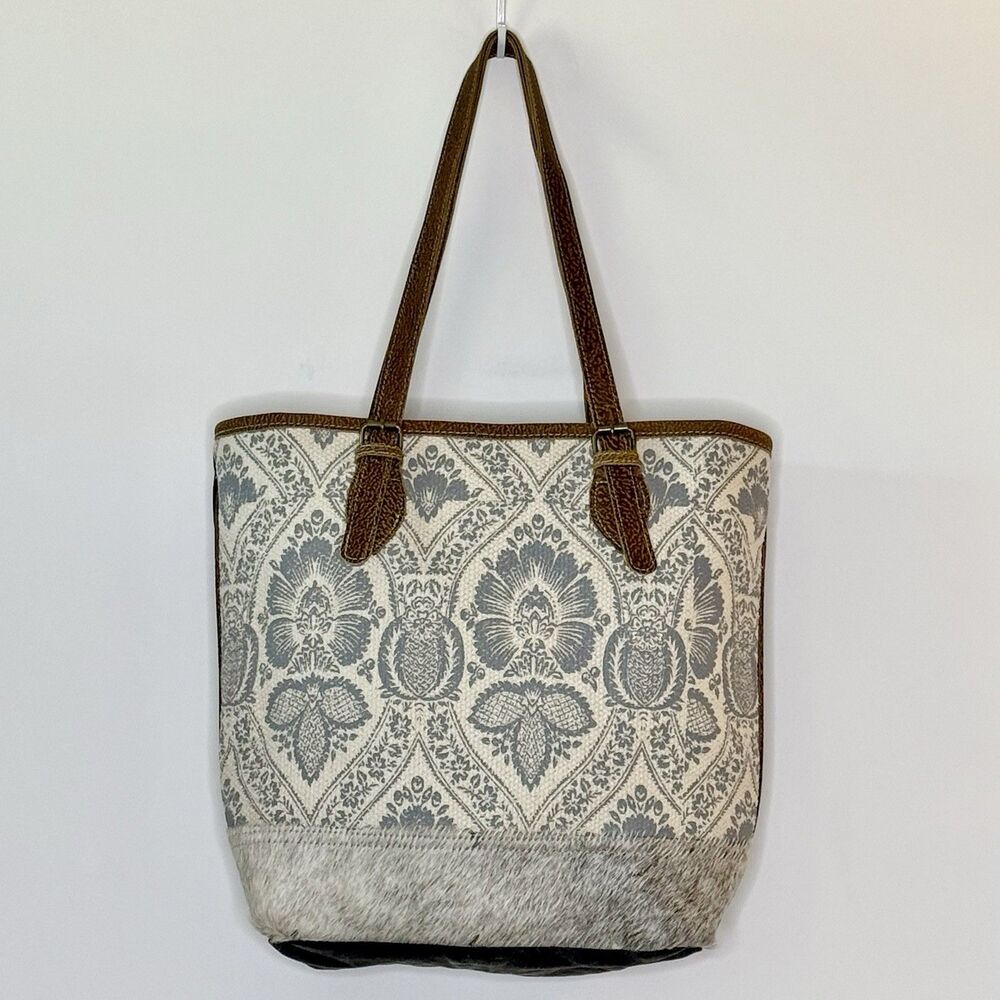 MYRA Bag - Coll Dude - Concealed Carry Tote Handbag Floral Canvas Western Purse